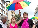 V hlavním mst se uskutenil první roník Prague Pride. V prvodu nechybli