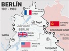 MAPA: 50. výroí stavby Berlínské zdi