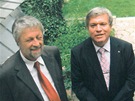 S exministrem Frantikem Bublanem a místopedsedou KDU-SL Pavlem Svobodou v