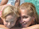 Dara Rolins s dcerou Laurou na dovolené v ecku