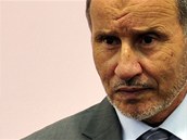 Šéf libyjské Přechodné národní rady Mustafa Abdul Džalíl (16. srpna 2011)