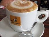 Cappuccino v brnnsk Parnas Caffe na Zelnm trhu