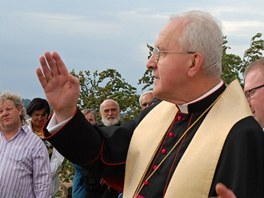 Litomick biskup Jan Baxant poehnal v ptek 12. srpna obnovenou kovou