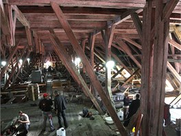 Oprava krovu olomouckého kostela svatého Mořice trvala dva roky a stála devět