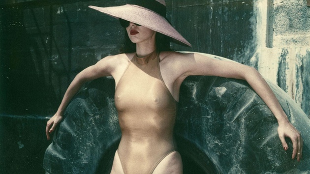 Helmut Newton: Paris Match, Monte Carlo 1985; Polaroid 