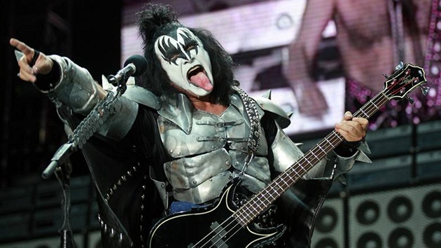 Z praského koncertu kapely Kiss v O2 Aren 6. ervna 2008