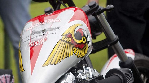 Motorká�i z Hells Angels v Praze. (28. kv�tna 2010)