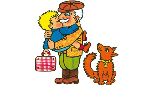 Bohumil íha: Honzíkova cesta (obálka audioknihy s ilustrací Heleny Zmatlíkové)