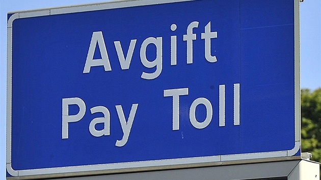 Silniní avízo ped mýtnicí