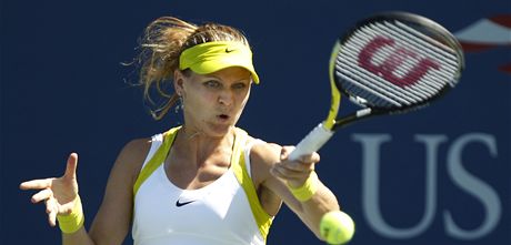 esk tenistka Lucie afov odehrv mek v utkn proti Slovence Rybrikov