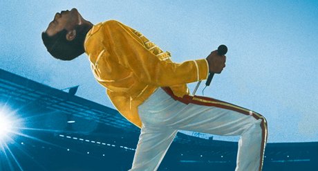 Freddie Mercury na slavném koncertu ve Wembley