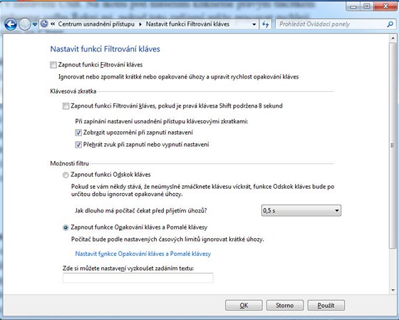 Tipy pro Windows 7 poradí, jak vypnout klávesnici před mazlíčky - iDNES.cz