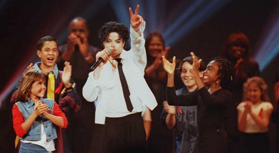 Michael Jackson na udílení cen MTV Video Music Awards 1995