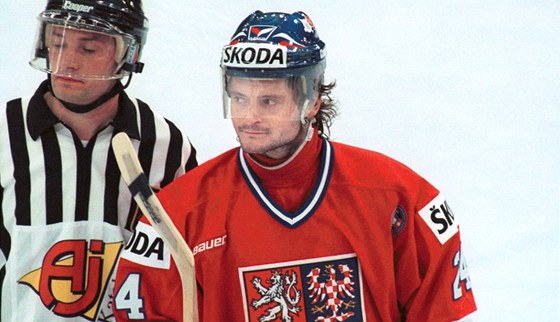 Hokejista Otakar Vejvoda, mistr svta z Vídn 1996.