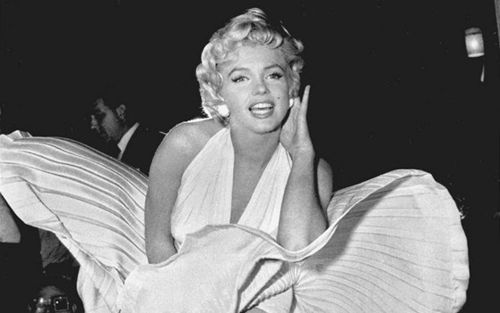 Marilyn Monroe ve své nejslavnjí scén