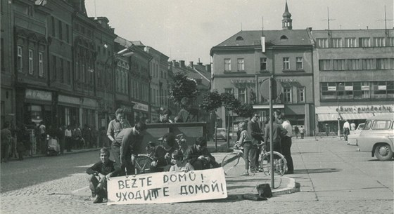 Projevy odporu obyvatel hranic proti okupaci (ilustraní foto)