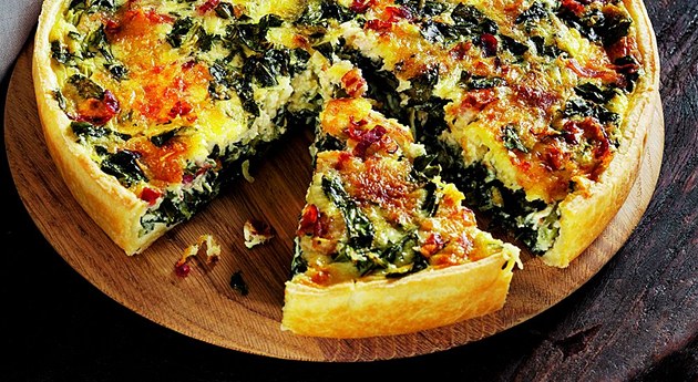 Quiche se �penátem.