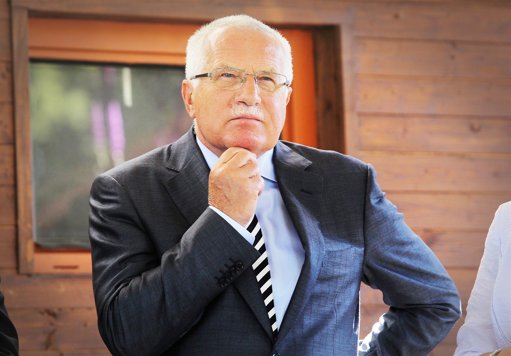 Václav Klaus na výstav� Zem� �ivitelka v �eských Bud�jovicích