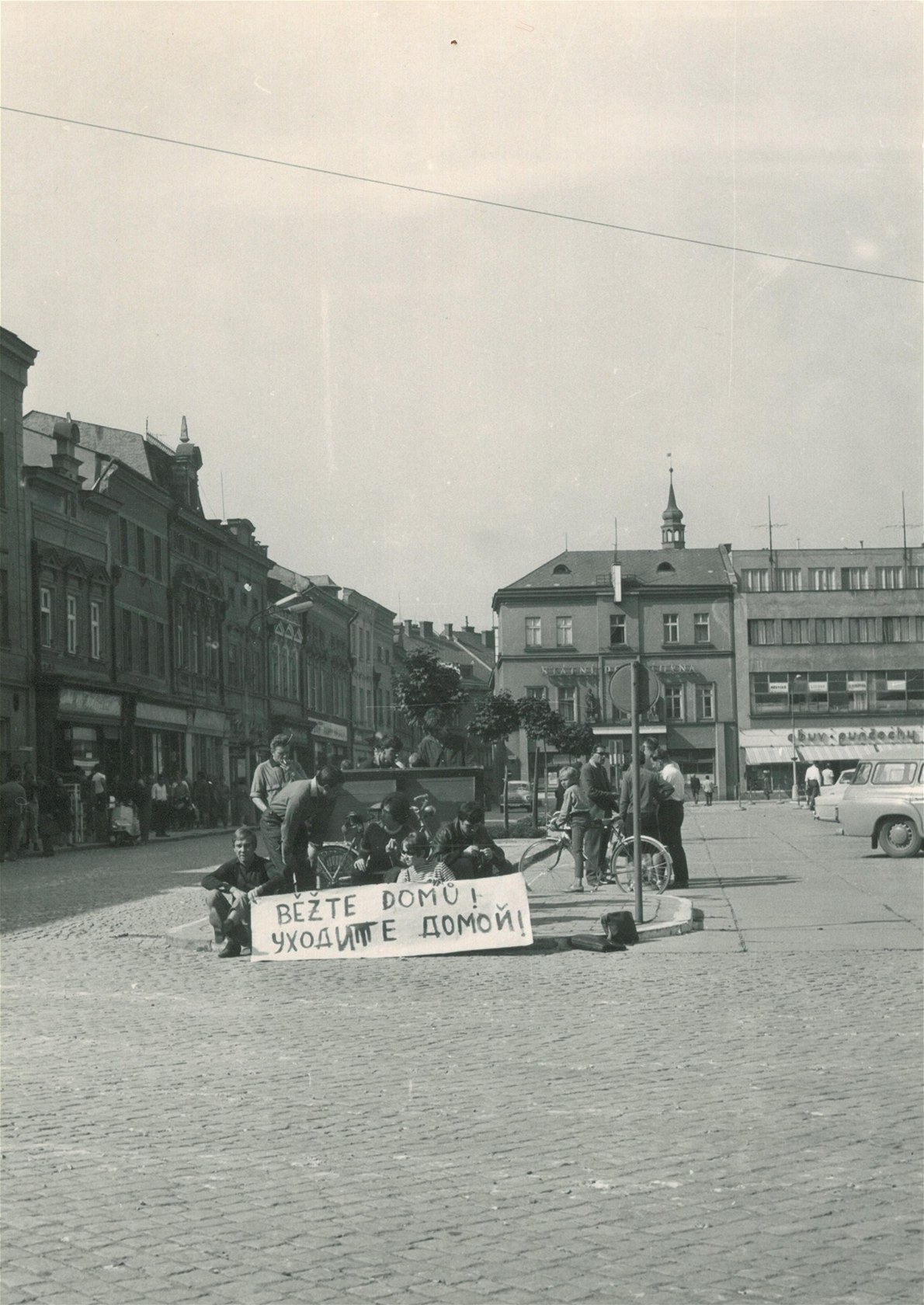 Projevy odporu obyvatel hranic proti okupaci (ilustra�ní foto)