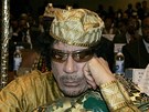 Únor 2009. Zasedání Africké unie v Addis Abeb. Organizace je Kaddáfího dítkem