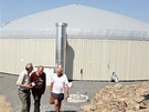 Ve Vysokých Studnicích slavnostn oteveli bioplynovou stanici - léto 2011