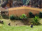 Gorilí výbh v pírodním parku Cabárceno na severu panlska, kam Moja