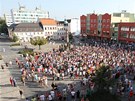 Demonstrace v Rumburku na luknovsku