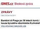 iDNES.cz - Blesková zpráva