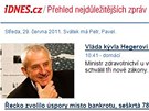 iDNES.cz - Pehled nejdleitjích zpráv
