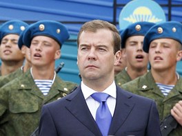 Rusk prezident Dmitrij Medvedv v Ulan-Ude ped setknm s Kimem promluvil