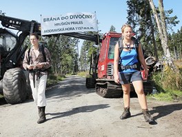 Starosta Modravy Antonn Schubert zorganizoval happening spojen s malm