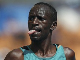 ZPOCENÝ AMPION. Olympijský vítz Ezekiel Kemboi je z Keni na rozmary poasí