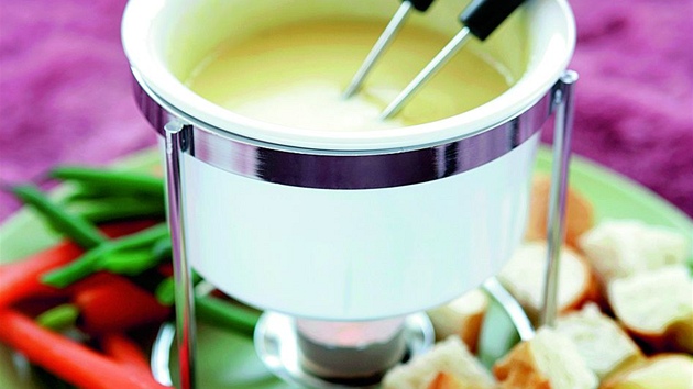 Sýrové fondue.