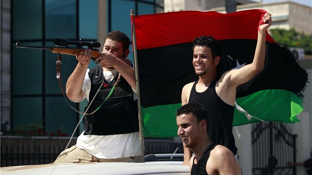 Povstalecké jednotky v Tripolisu (22. srpna 2011)
