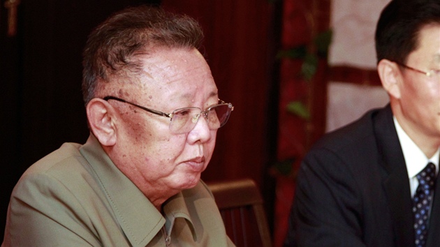 Kim ong-il bhem jednání v Ulan-Ude (24. srpna 2011)