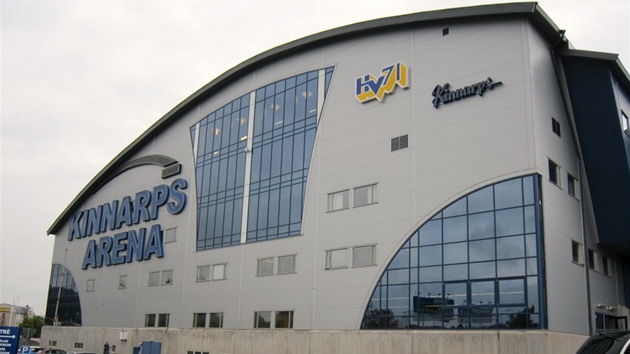 Kinnarps Arena, ve které libere�tí hokejisté porazili domácí tým HV 71.
