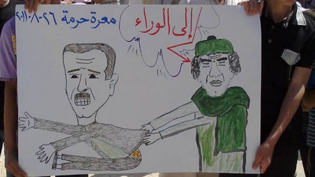 Syané proti Asadovi protestují u skoro pl roku (27. srpna 2011)