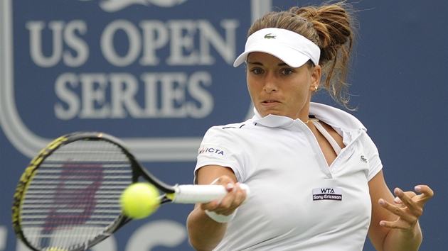 PRO DDU. Srbská tenistka Ana Ivanoviová vnovala výhru v prvním kole US Open zesnulému ddovi.
