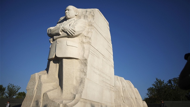 Pamtnk Martina Luthera Kinga na takzvanm National Mall ve Washingtonu (22. srpna 2011)