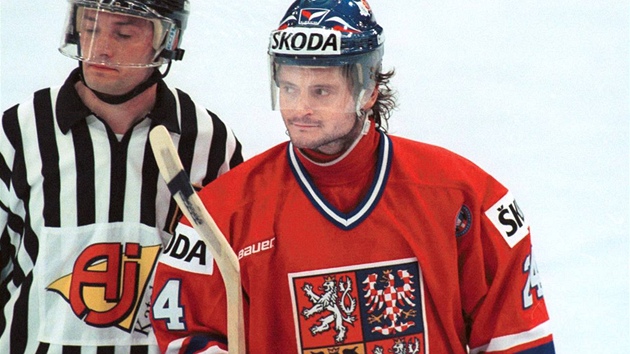 Hokejista Otakar Vejvoda, mistr svta z Vídn 1996.