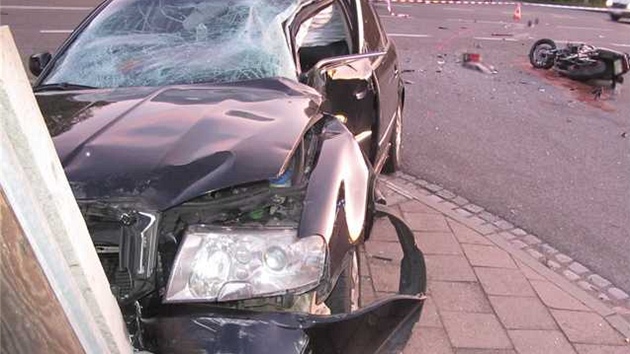 Tragická nehoda v T�ebechovicích pod Orebem (20. srpna 2011)