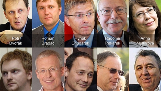 Kandidáti na �editele �eské televize. Petr Dvo�ák, Roman Bradá�, Hynek