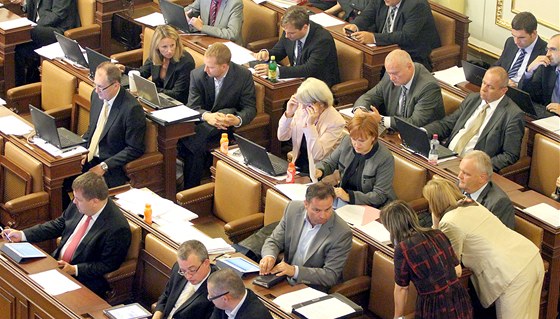 Poslanci ve Sněmovně (ilustrační snímek)