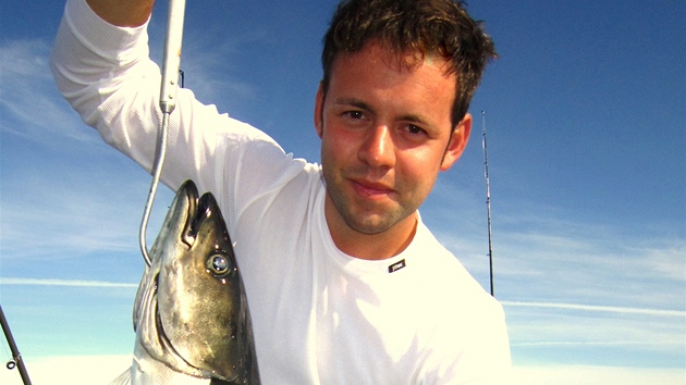 Michael Foret na rybaení v Norsku