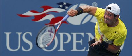 Sergej Bubka junior na tenisovém US Open