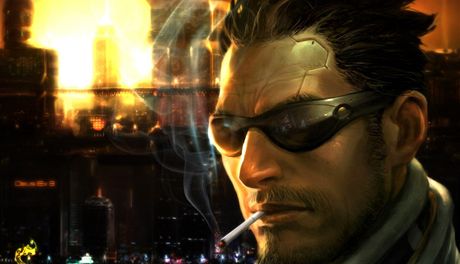 Ilustraní obrázek pro titul Deus Ex: Human Revolution, který vyel v roce 2011.