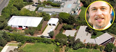 Sedmatyicetilet Brad Pitt si vilu koupil v roce 2005 za 8,41 milionu dolar.