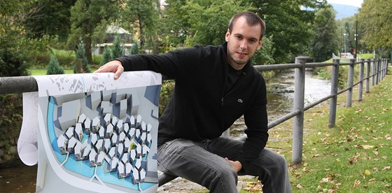 Student Andreas Dzikos navrhuje zpustoenou oblast u Nisy opt pemnit v