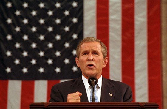 George W. Bush jet jako prezident USA