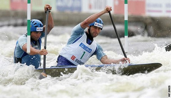 Jaroslav Volf a Ondej tpánek, vodní slalom
